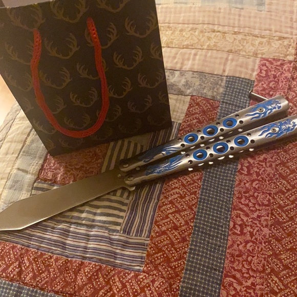 9” standard 440 | steel balisong - Picture 5 of 5